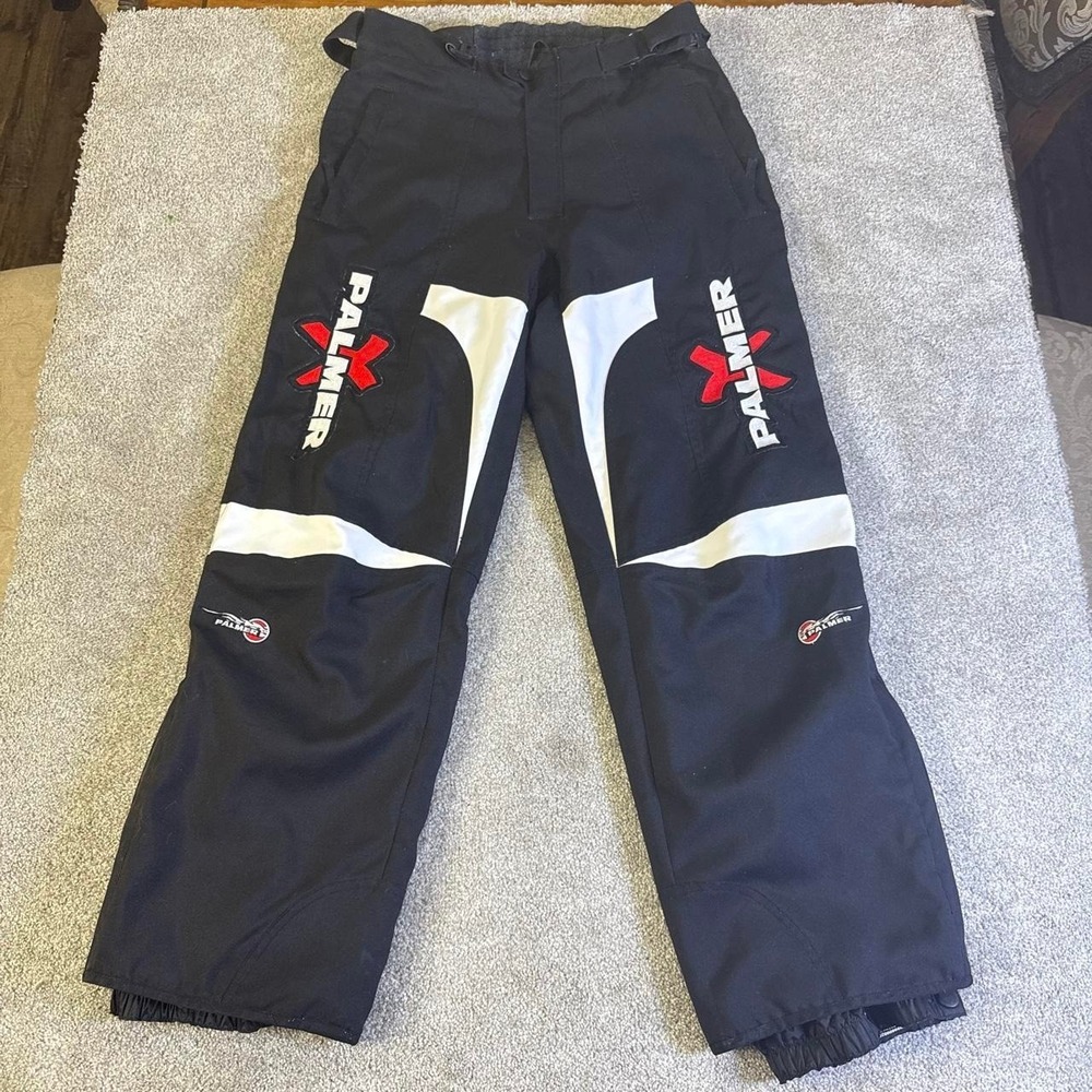 Vintage Shaun Palmer Racing Pants Large Red Black Motocross MTB 90s